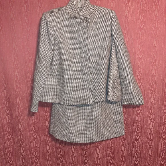 JOAN LESLIE BY KASPER 2 PIECE SKIRT SET BUSINESS/DINNER/CHURCH WOMEN'S SIZE 8 - Picture 1 of 16